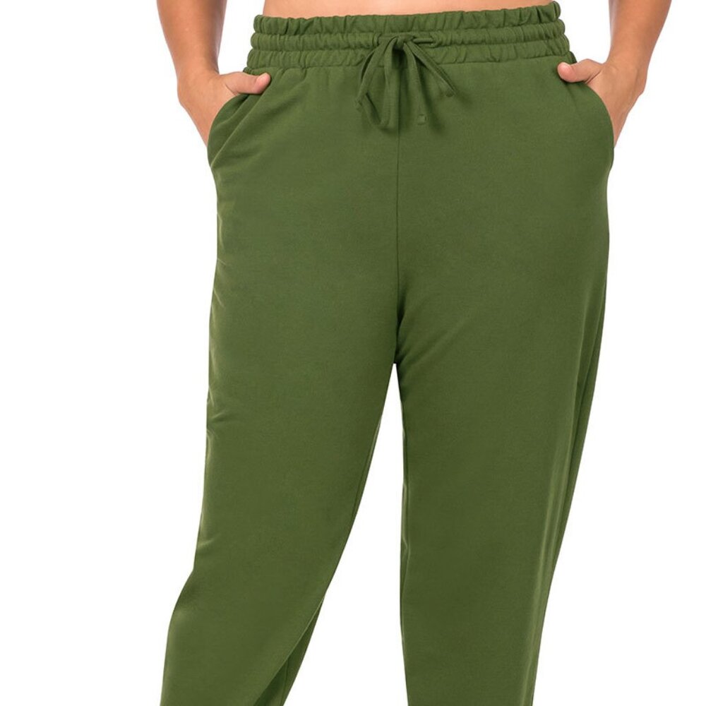 NWT Zenana French Terry Sweatpants with Pockets